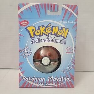 1999 Pokemon Applause Zubat #41 Pokeball Plush Keychain NEW Sealed Vintage Rare